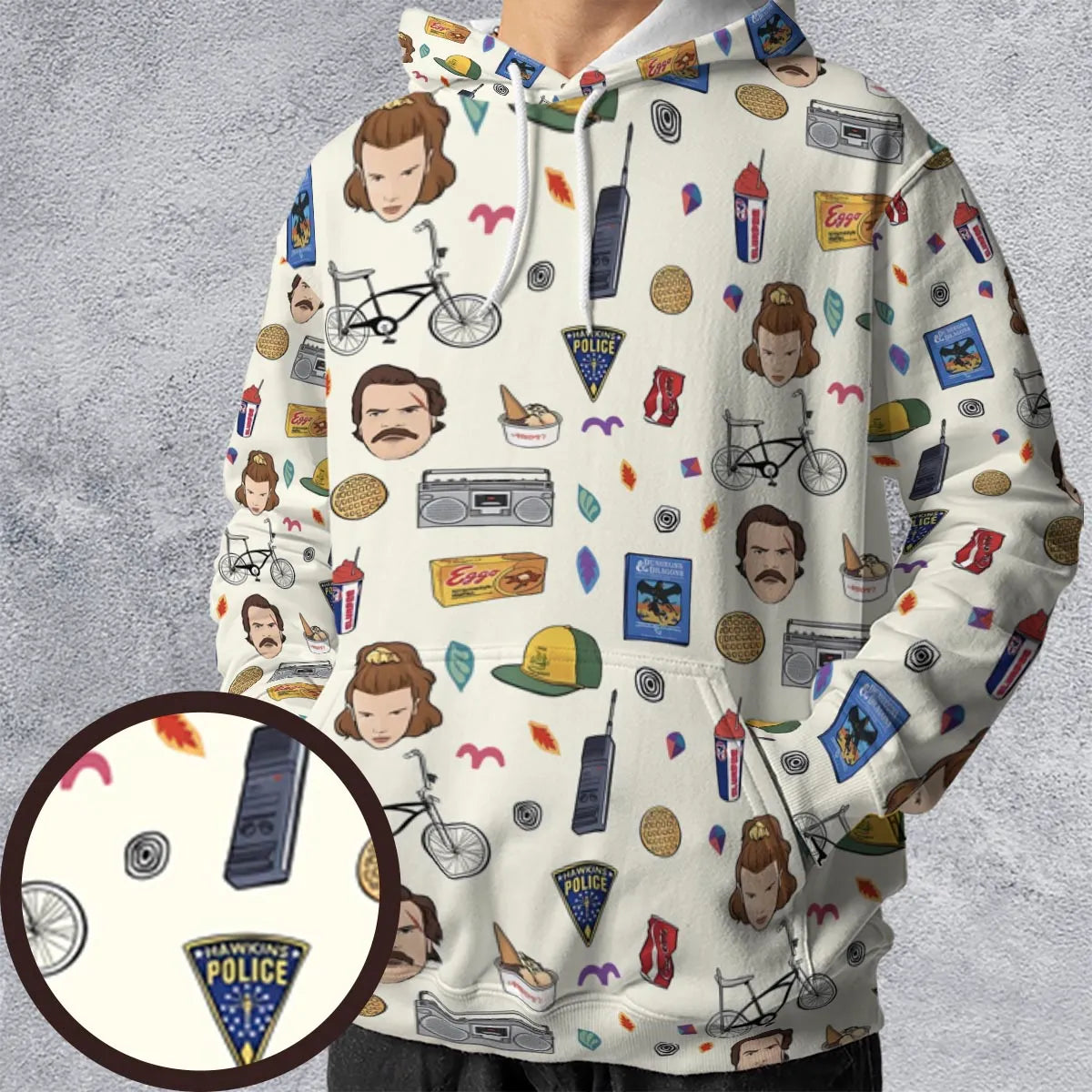 All-over Print Hoodie - FNSN42VQ