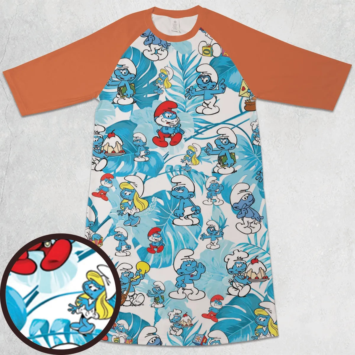 3/4 Sleeve Raglan Dress - UMCDQ3RQ