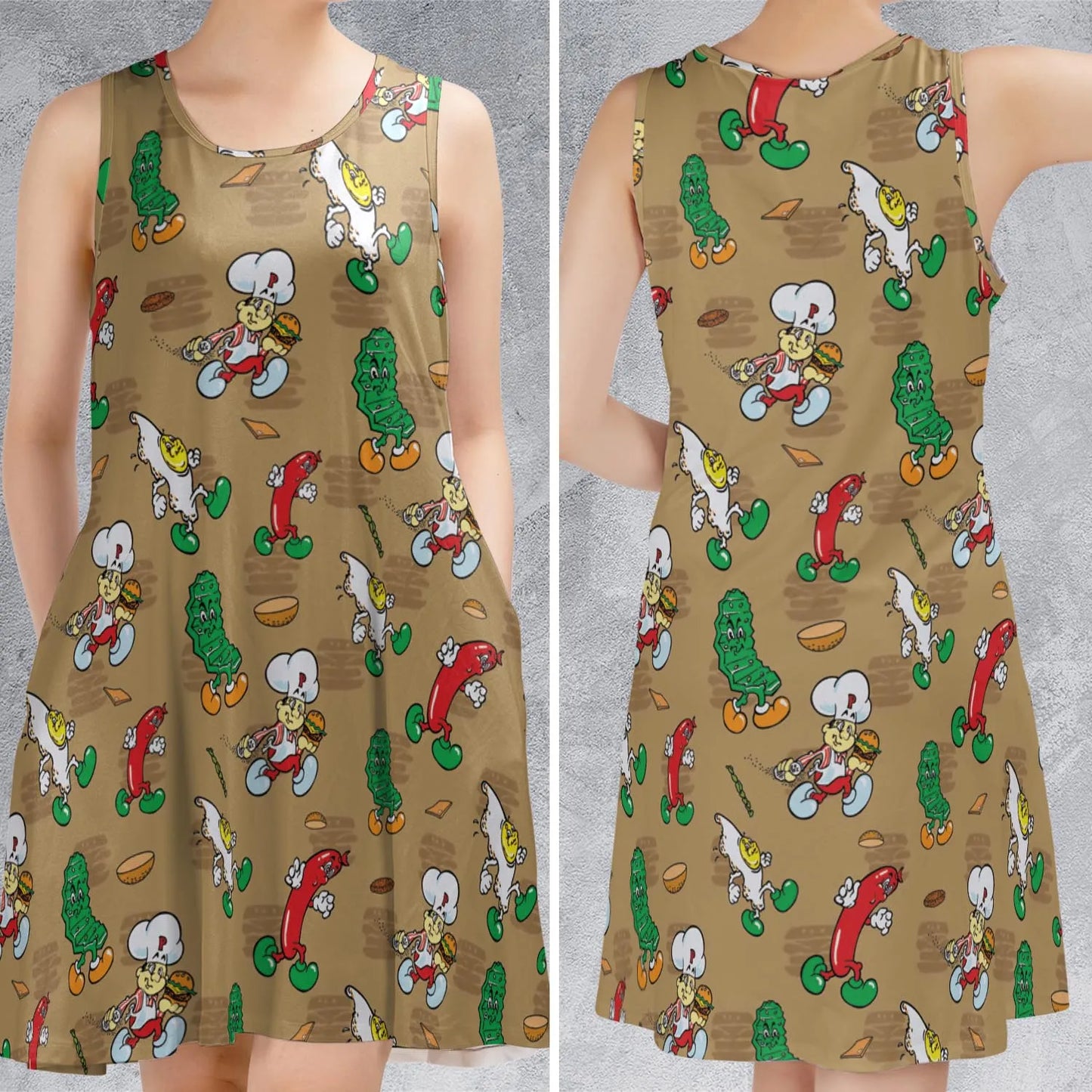 Sleeveless Dress - QEJTYN48