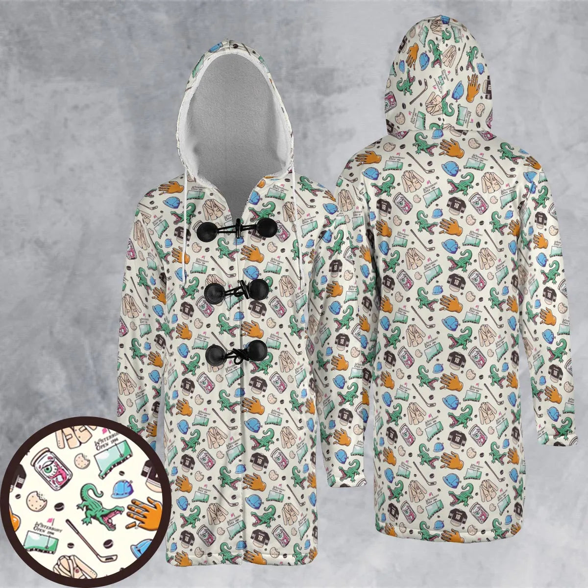 Hooded Cloak Coat - FGYV825R