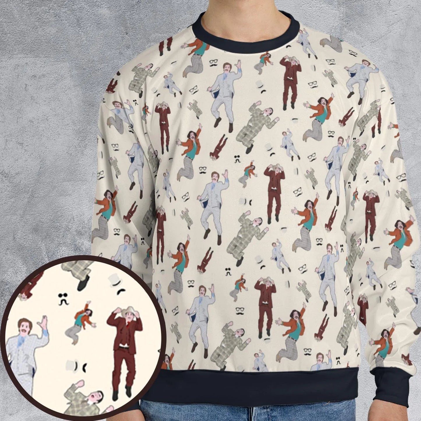 All-over Print Sweatshirt - TJA63HEX