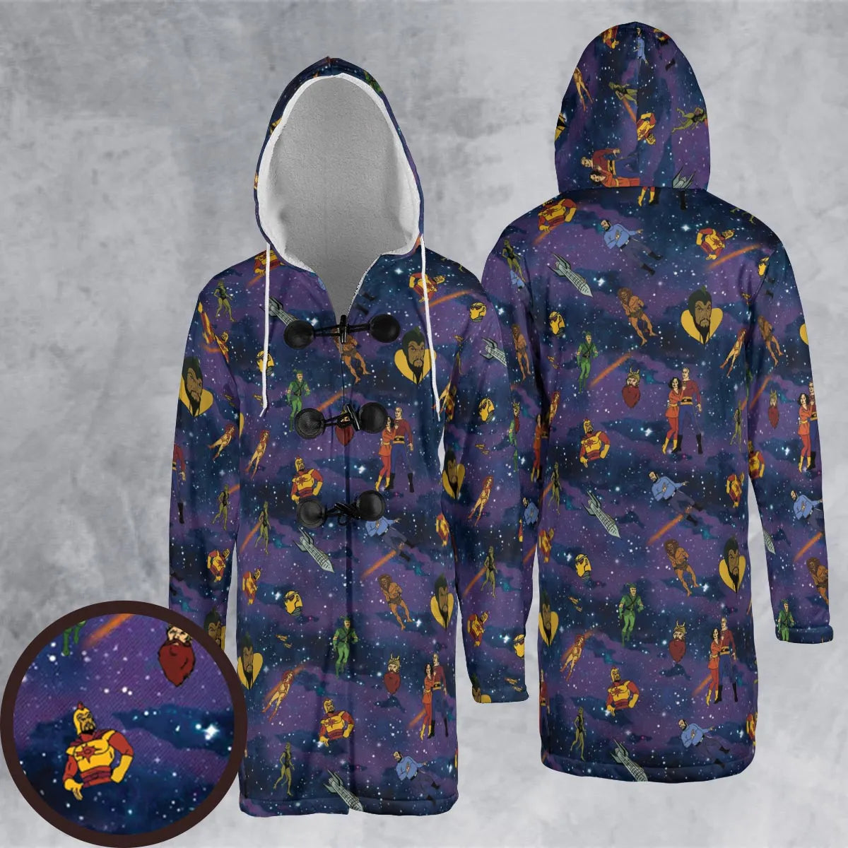 Hooded Cloak Coat - TU8ZZFJ8