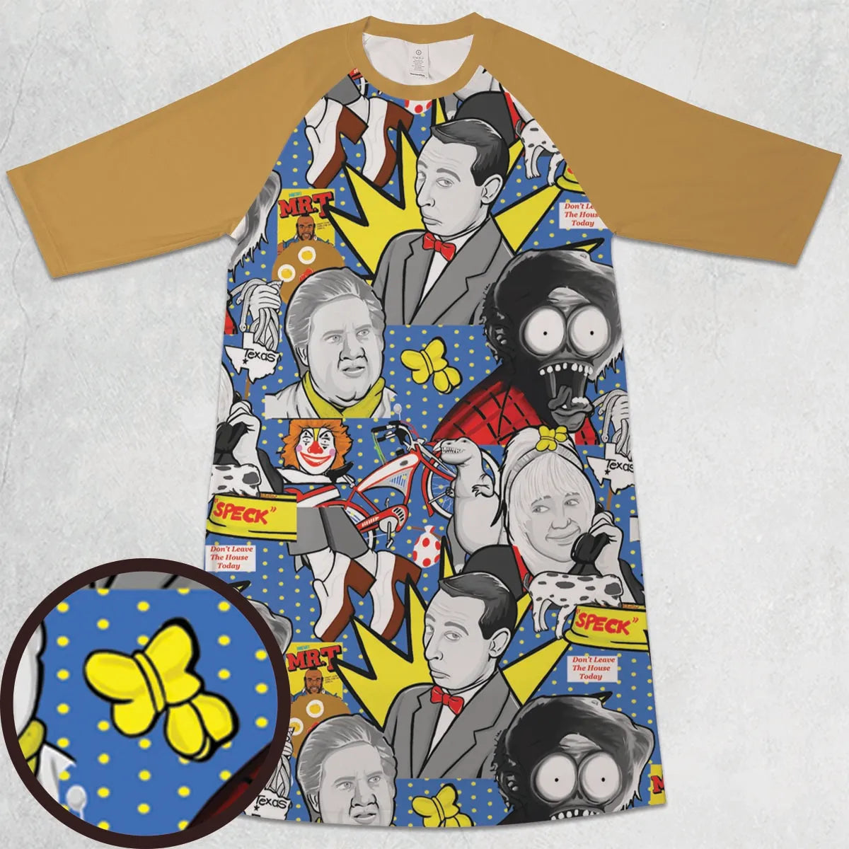 3/4 Sleeve Raglan Dress - K8E5DY9G