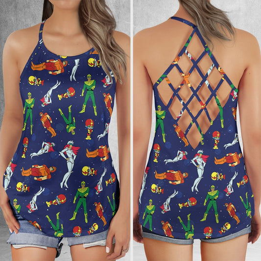Criss Cross Tank Top - XKUFXZAB -  - 1