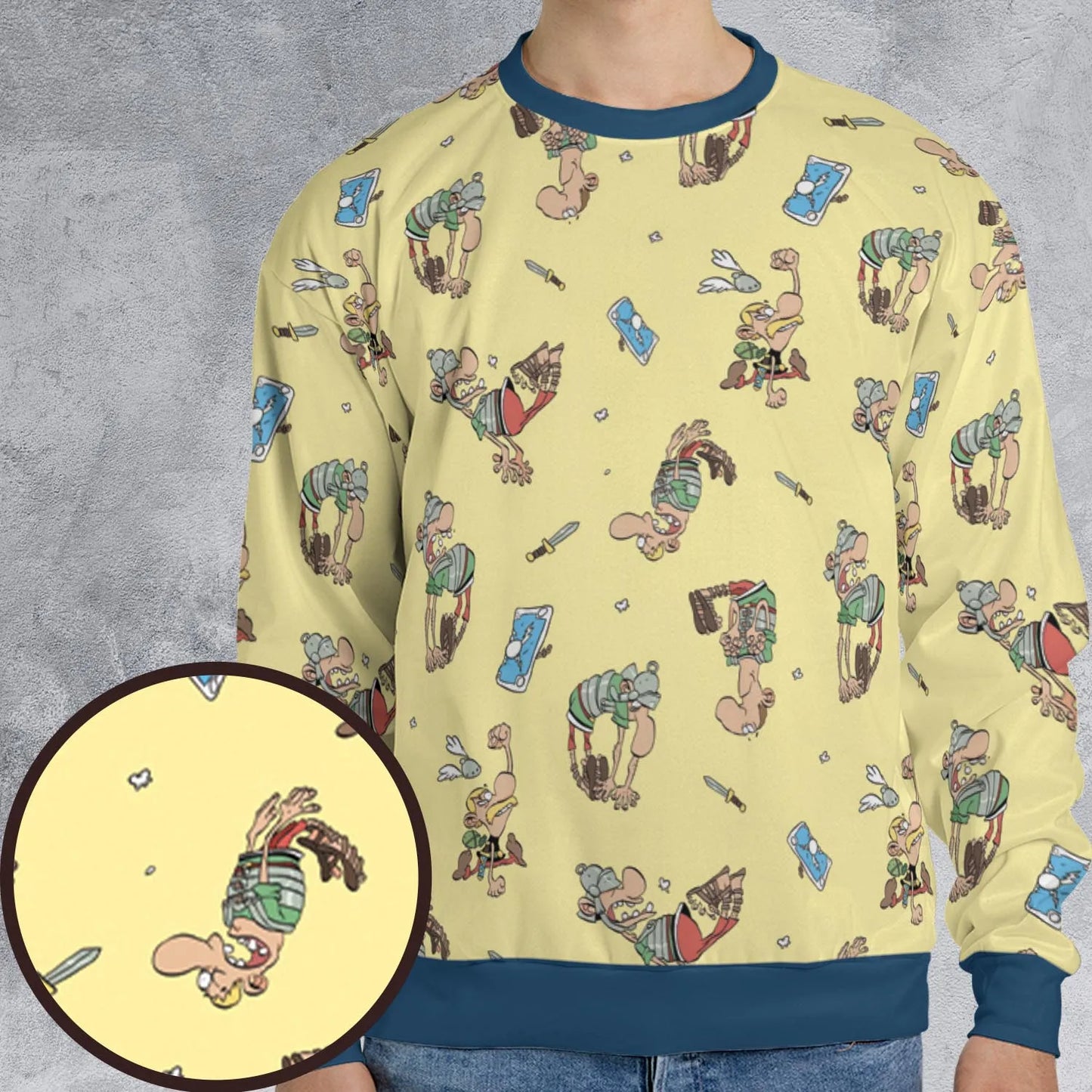 All-over Print Sweatshirt - YNVD6BJB
