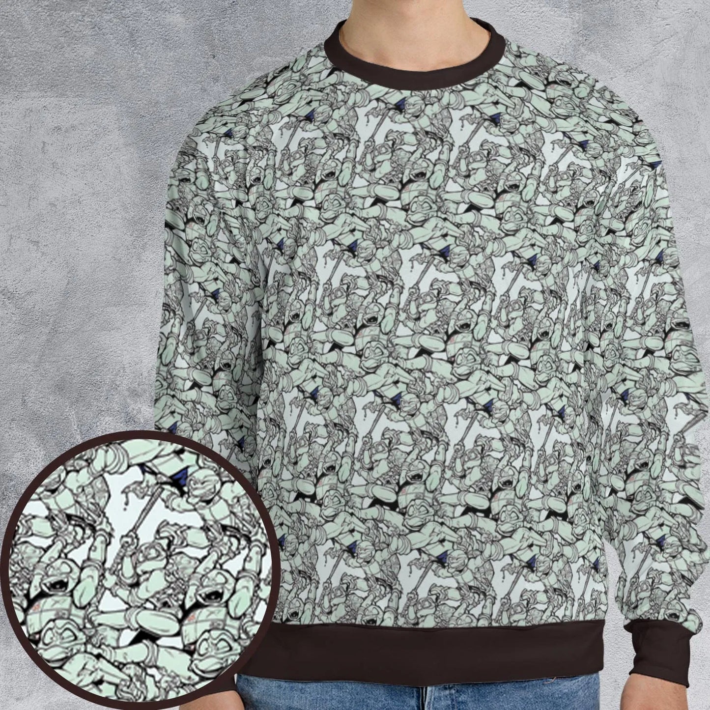 All-over Print Sweatshirt - X6WX59AN