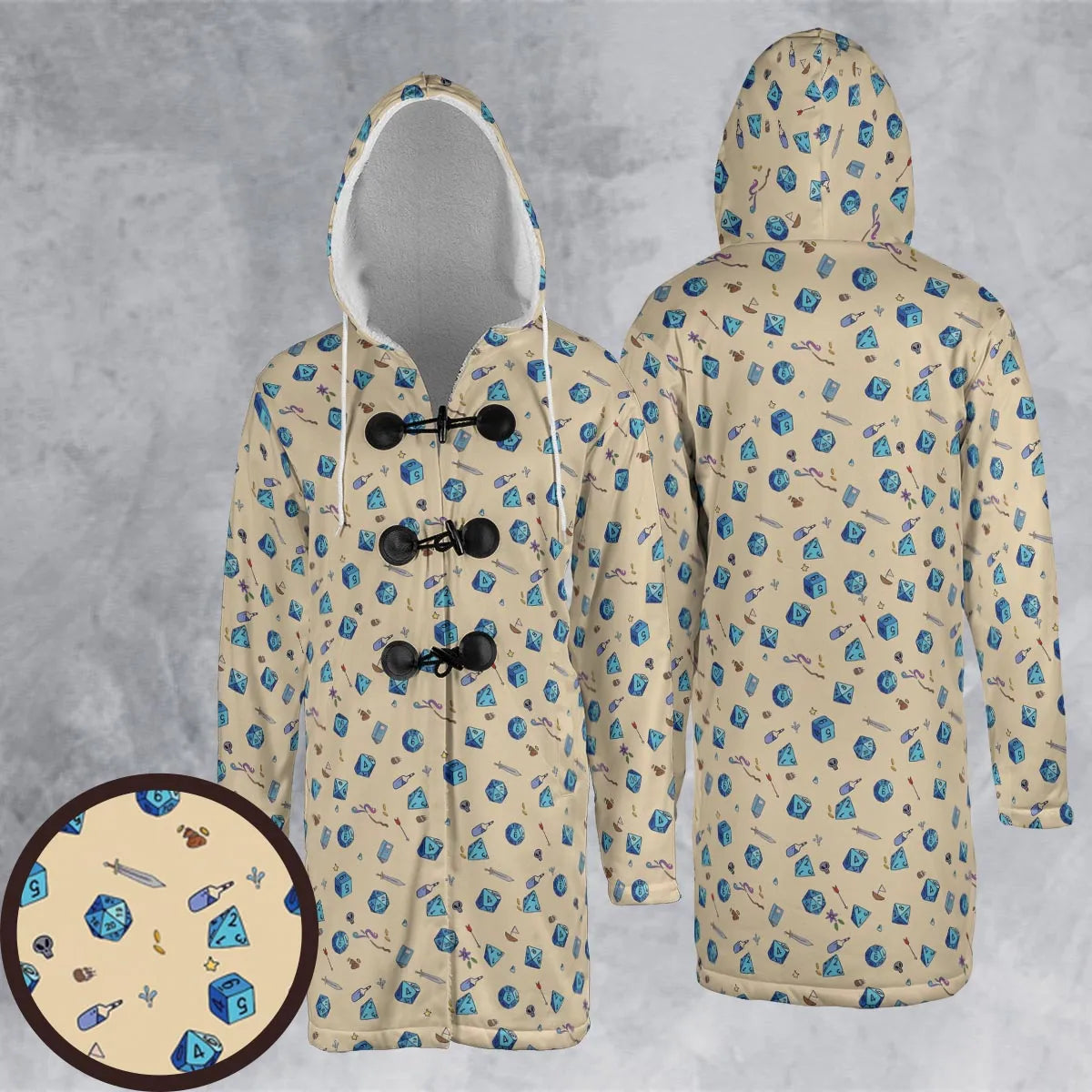 Hooded Cloak Coat - N2G4MJS4