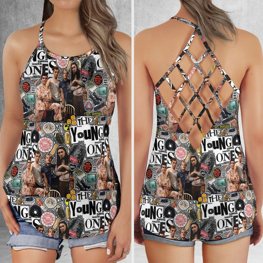 Criss Cross Tank Top - FJS3N3KU -  - 1