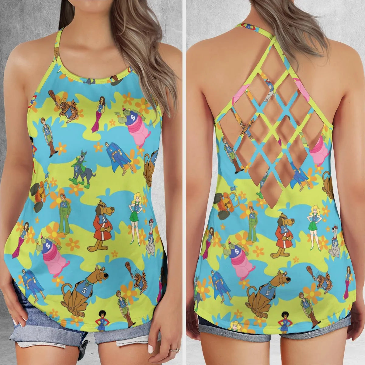 Criss Cross Tank Top - 8WQ3MNSK