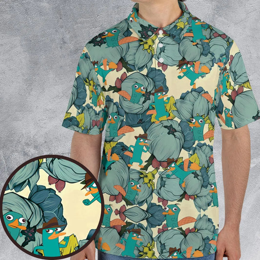 AOP Men/Women Polo Shirt - 8AYM5HAK