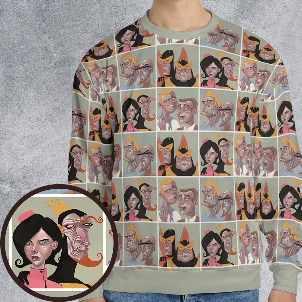 All-over Print Sweatshirt - YGZ73LU7 -  - 1