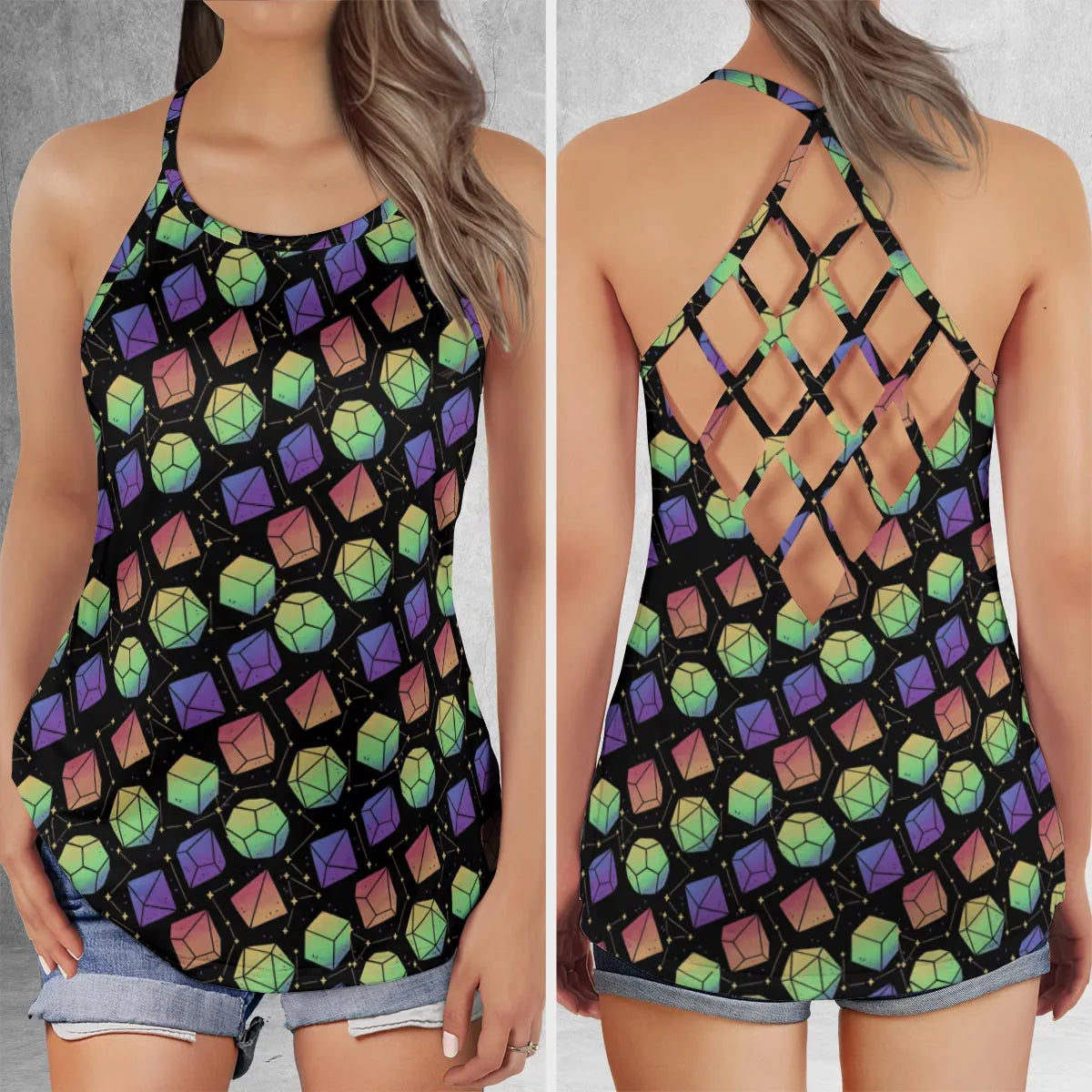 Criss Cross Tank Top - AJ7XNJ65