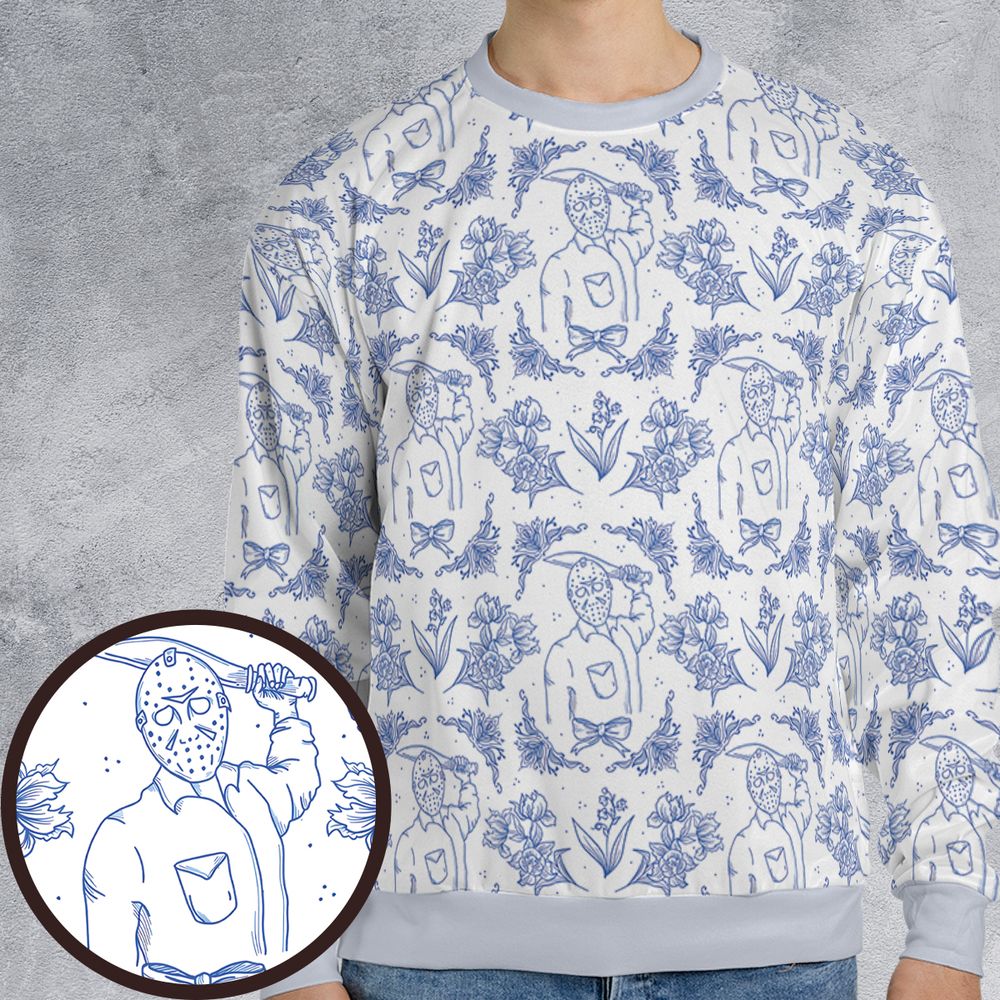 All-over Print Sweatshirt - BJFF12UV -  - 1