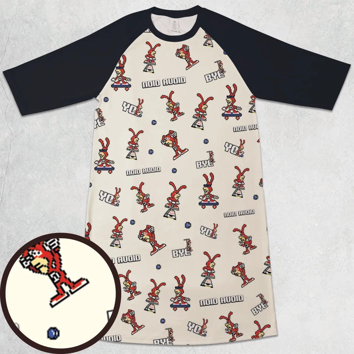 3/4 Sleeve Raglan Dress - VBLRQ7WF