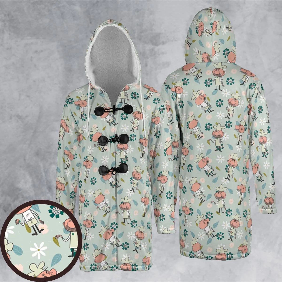 Hooded Cloak Coat - T6VTFQDU