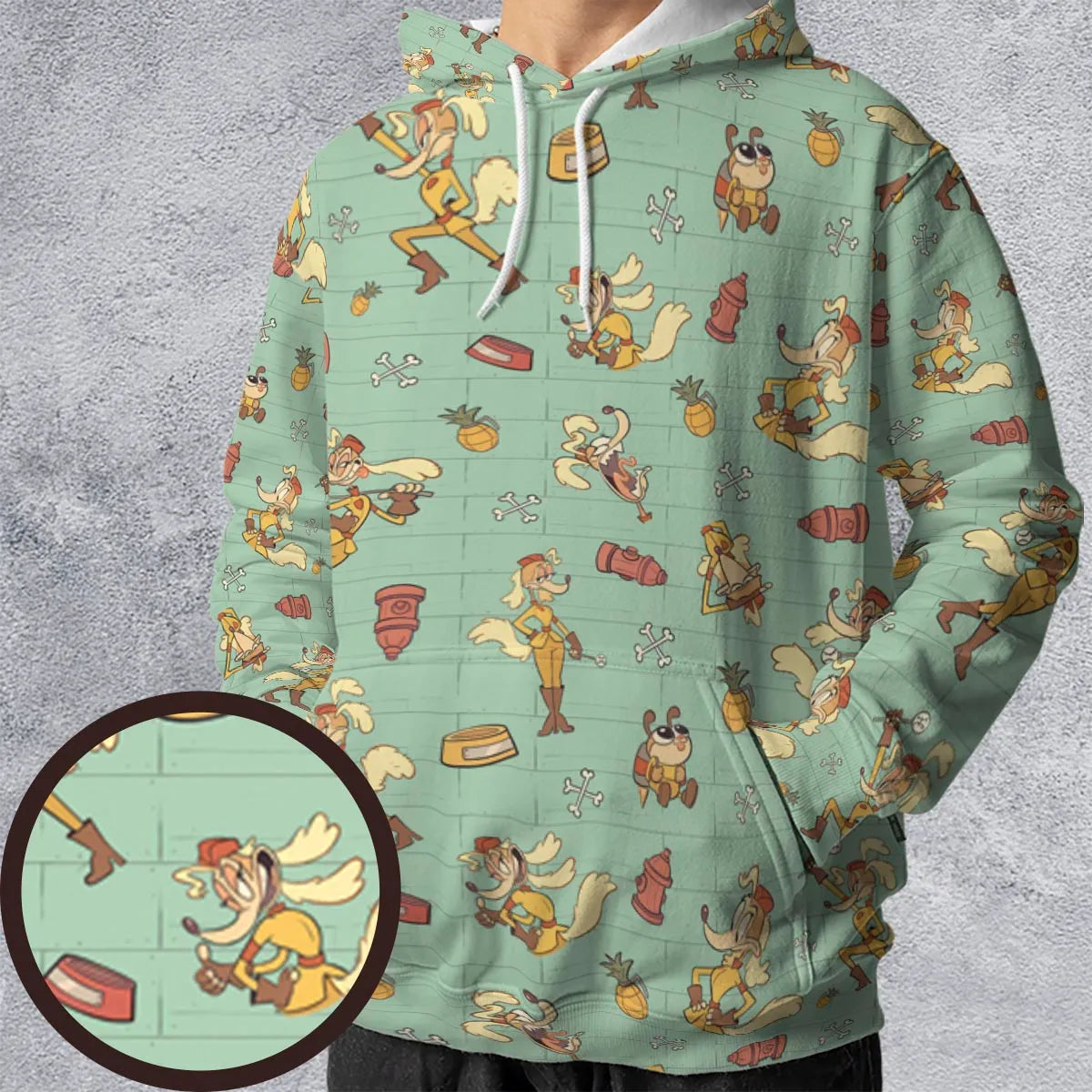 All-over Print Hoodie - 8PHYJ14C