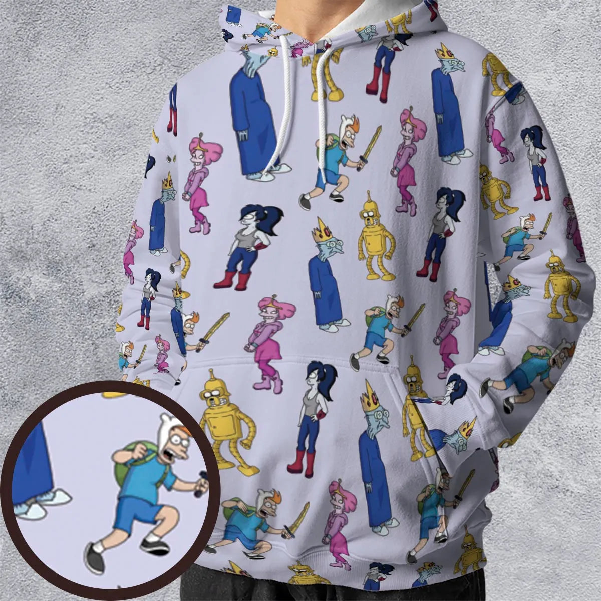 All-over Print Hoodie - 5JLUV33Q