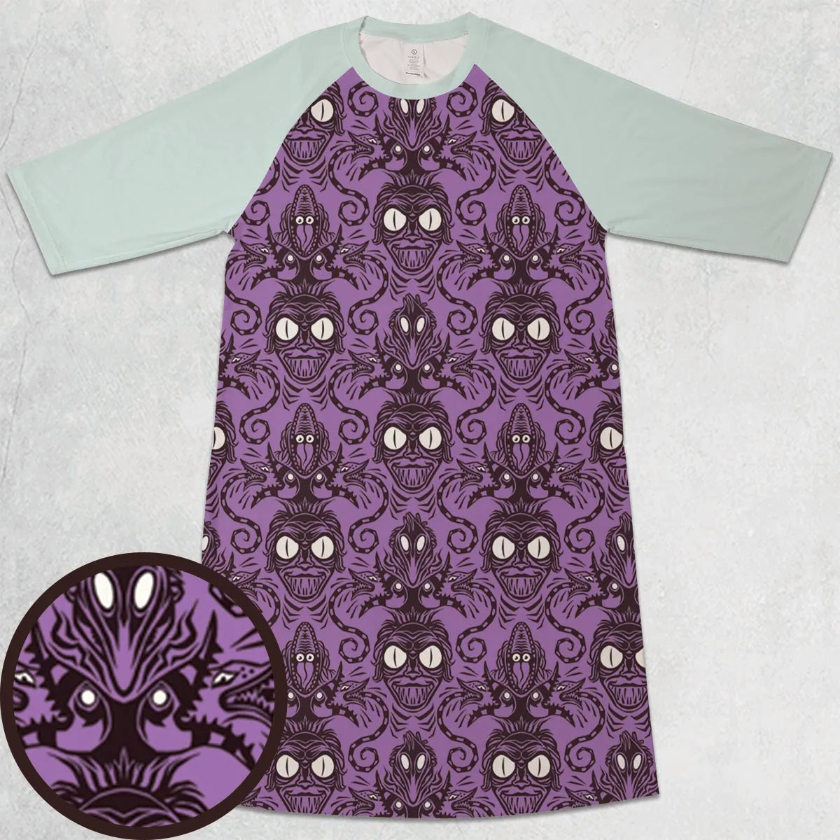 3/4 Sleeve Raglan Dress - PACBRUAZ