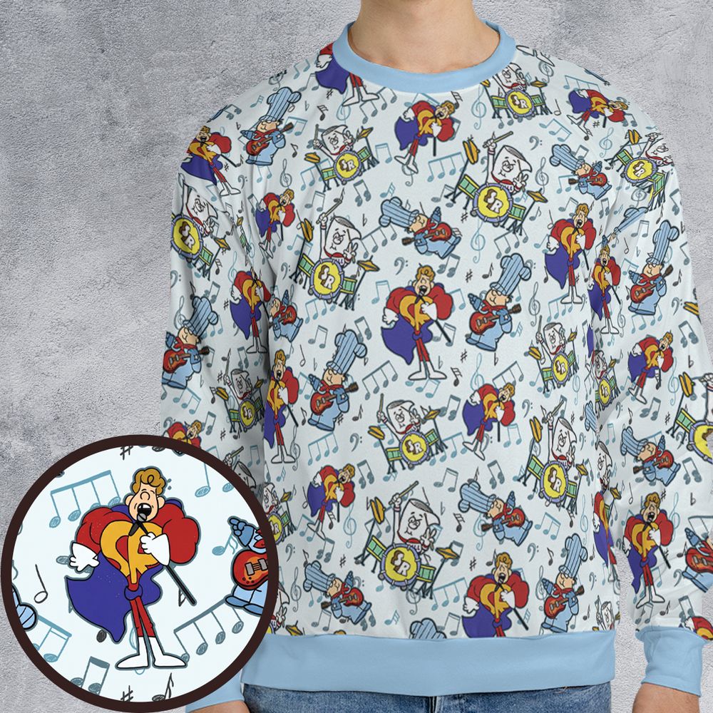 All-over Print Sweatshirt - 2JJDERPC -  - 1