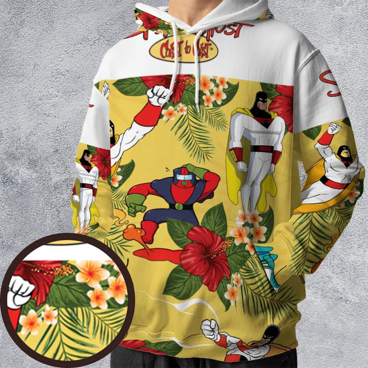 All-over Print Hoodie - 4DF91MEL