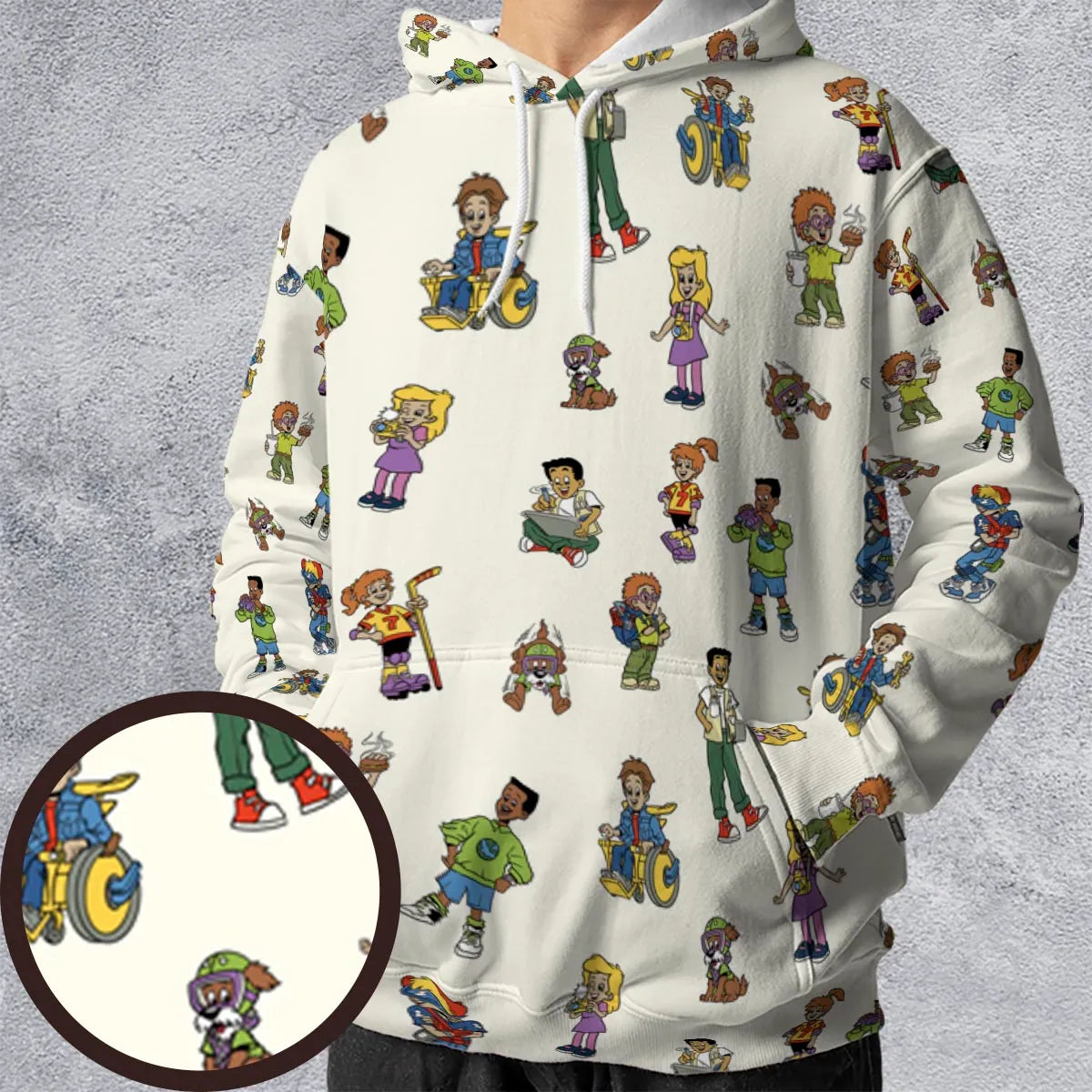 All-over Print Hoodie - BFVD9WSP