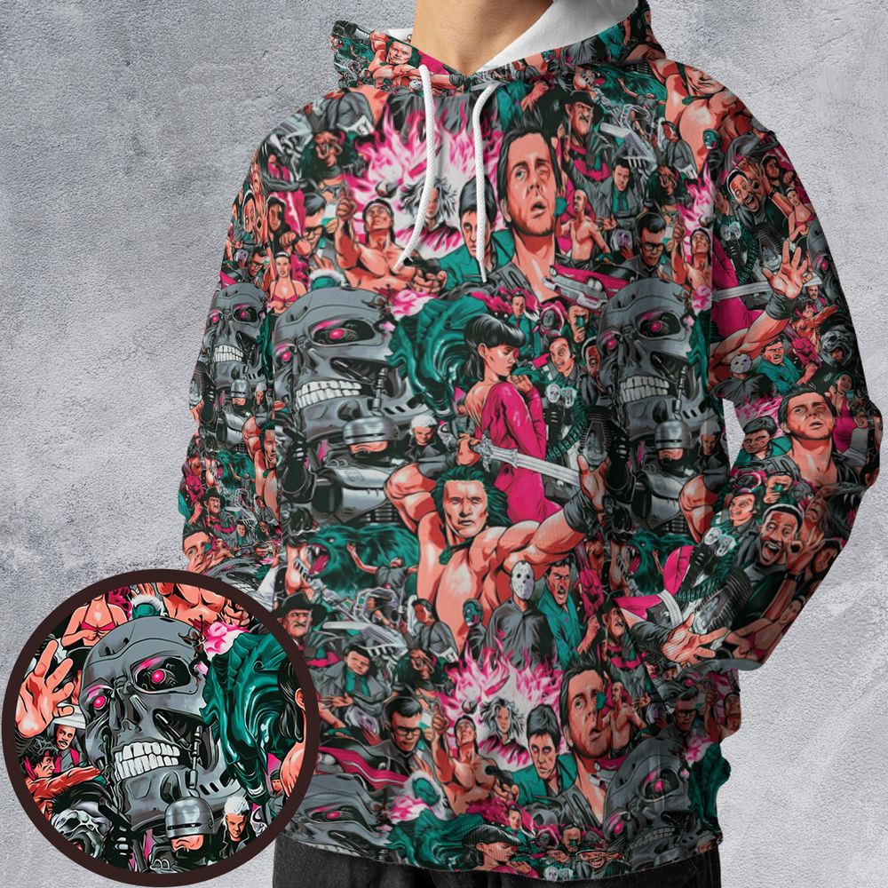 All-over Print Hoodie - 2PC61397 -  - 1