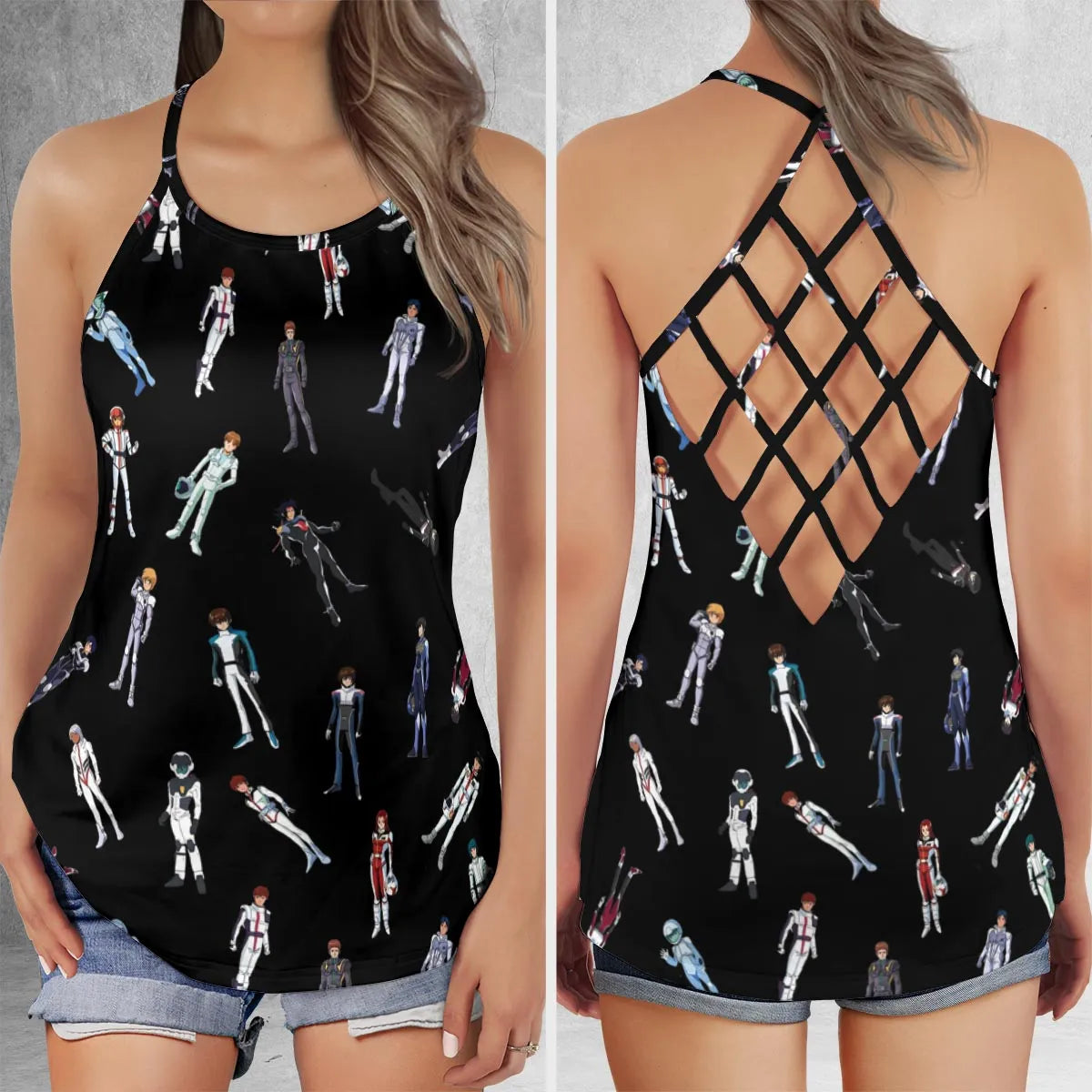 Criss Cross Tank Top - 7X93E6LA