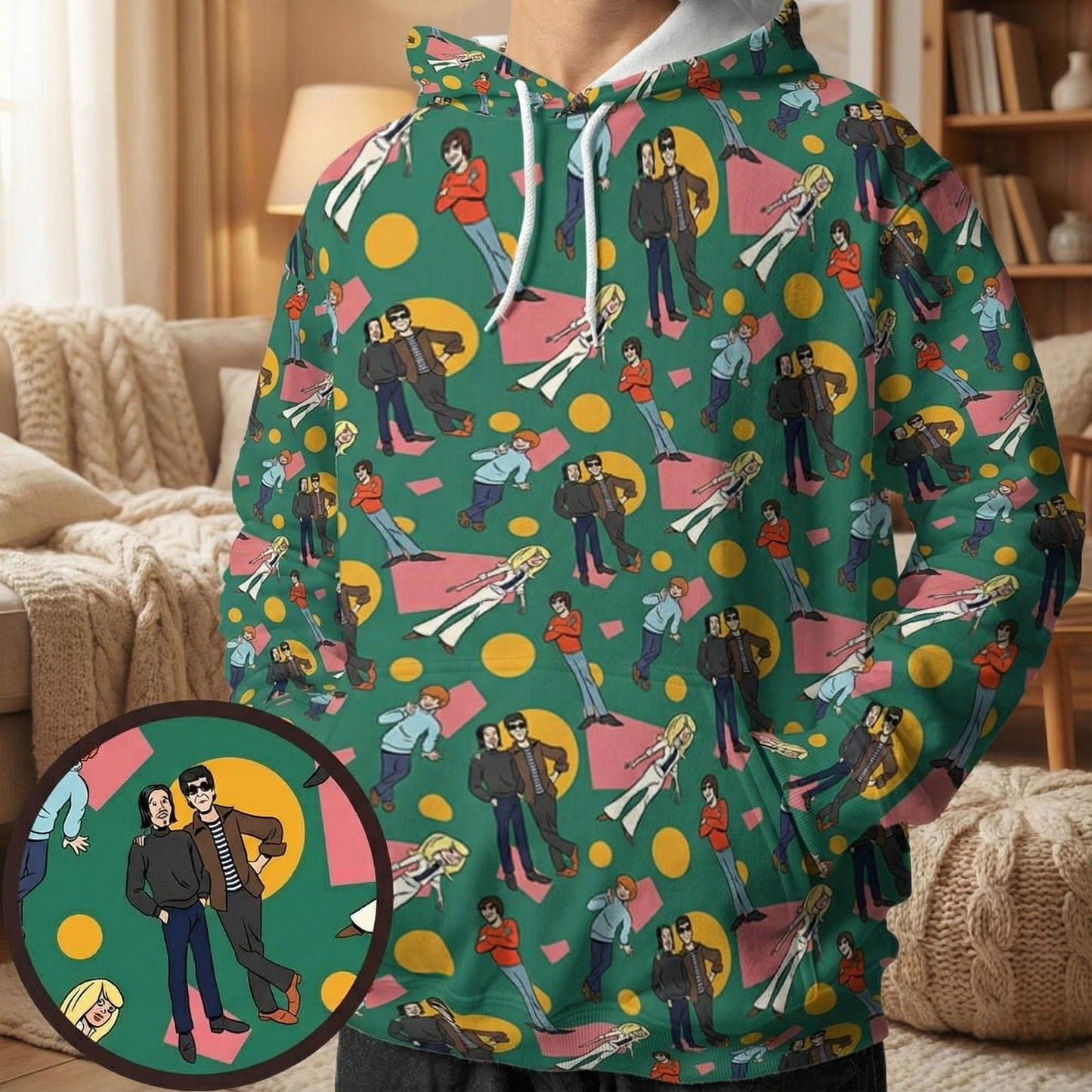 All-over Print Hoodie - 4WPBUP5H
