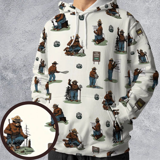 All-over Print Hoodie - 1L5CLAE3