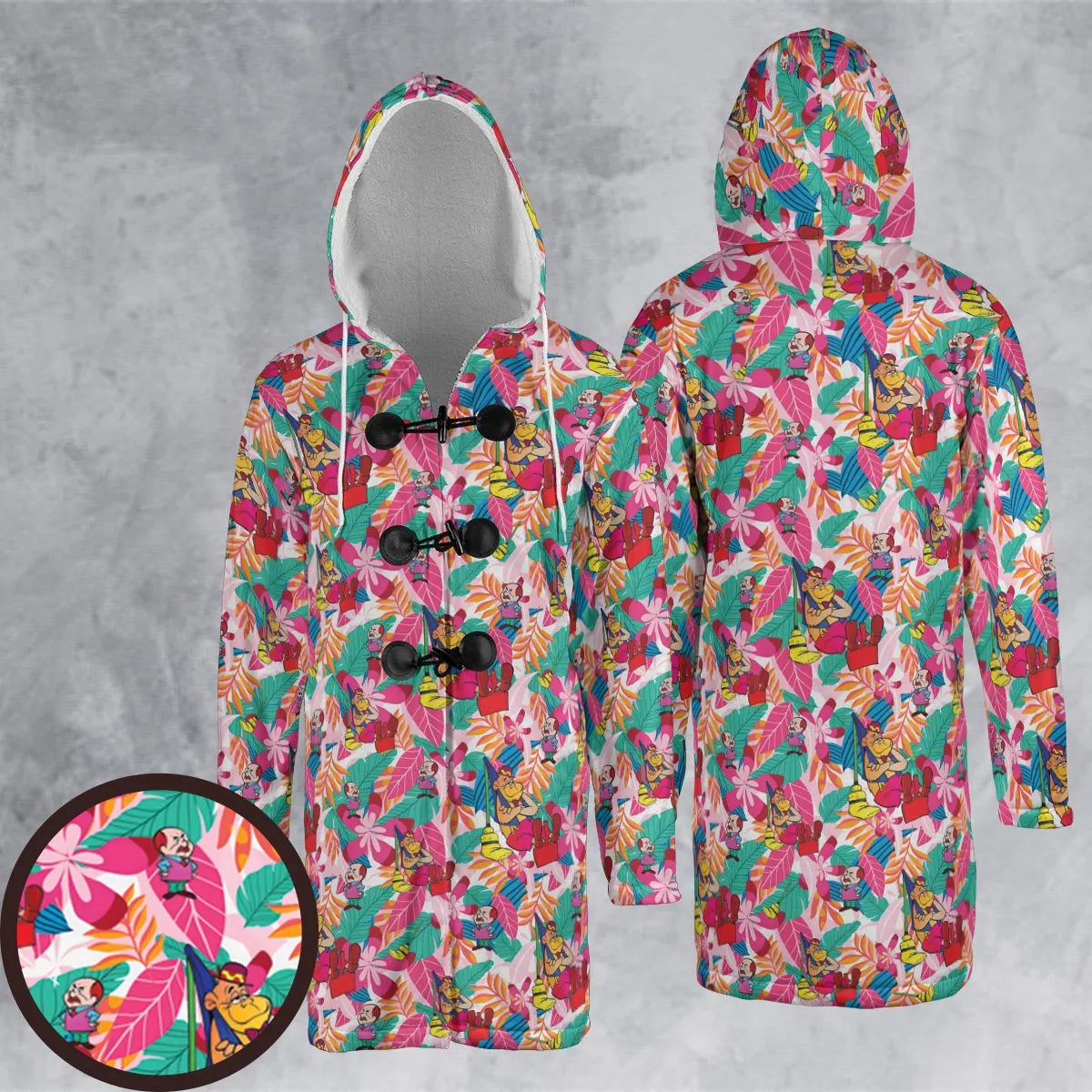 Hooded Cloak Coat - DWJGRNYR