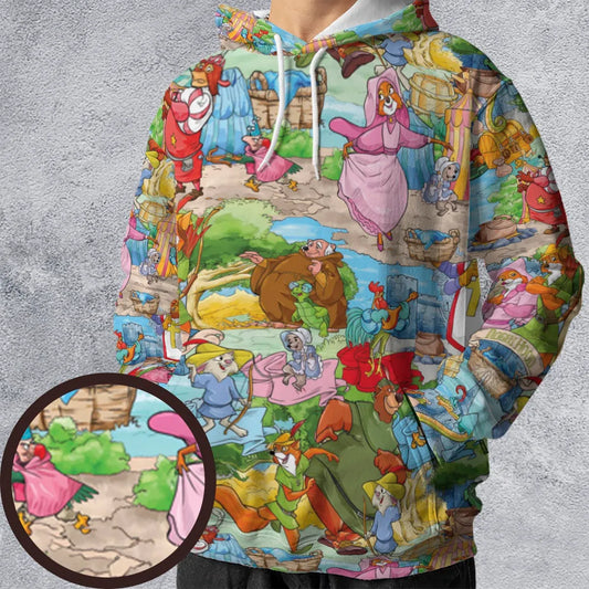 All-over Print Hoodie - LUYDY37K