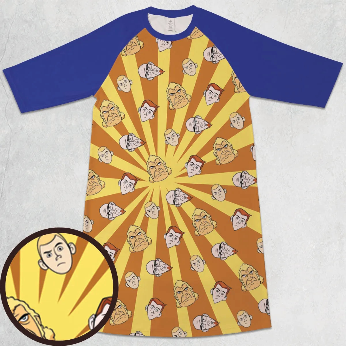 3/4 Sleeve Raglan Dress - YTAMSG8Y