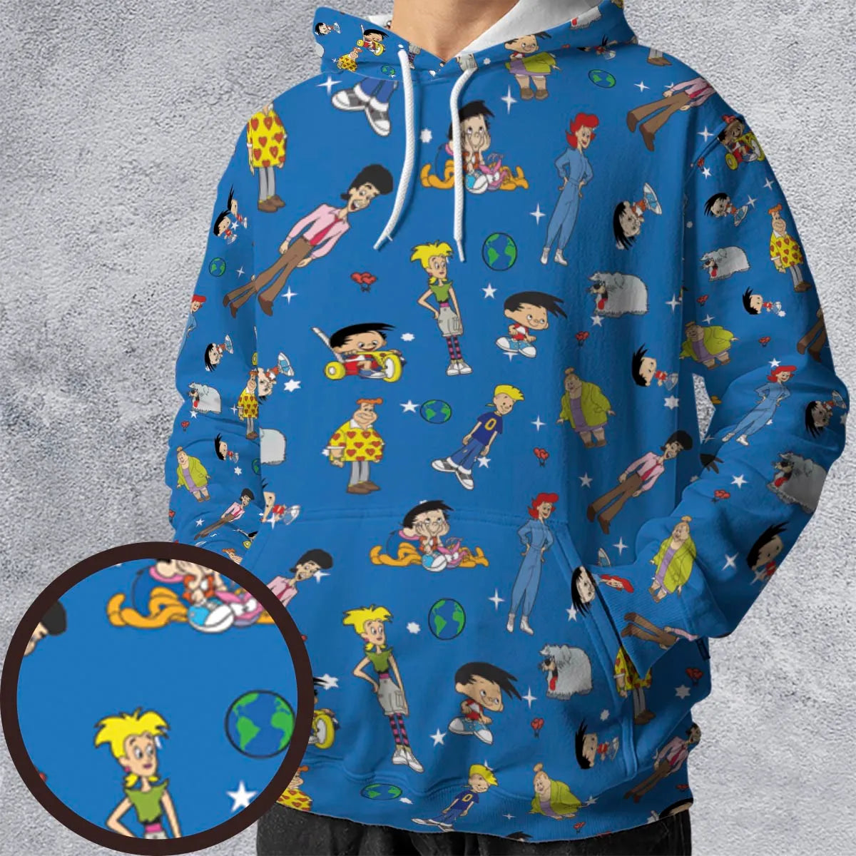 All-over Print Hoodie - GLYJS4D4