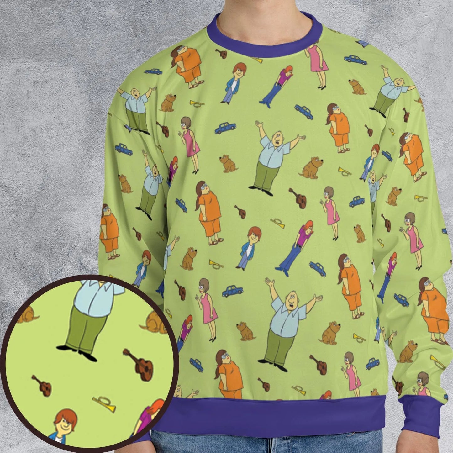 All-over Print Sweatshirt - TPPMAX7C