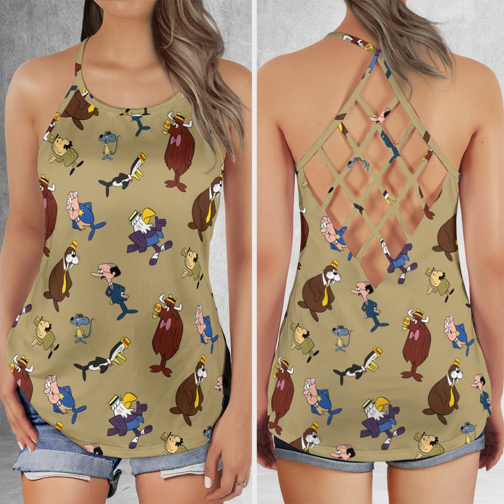 Criss Cross Tank Top - KYEZ66ZZ -  - 1