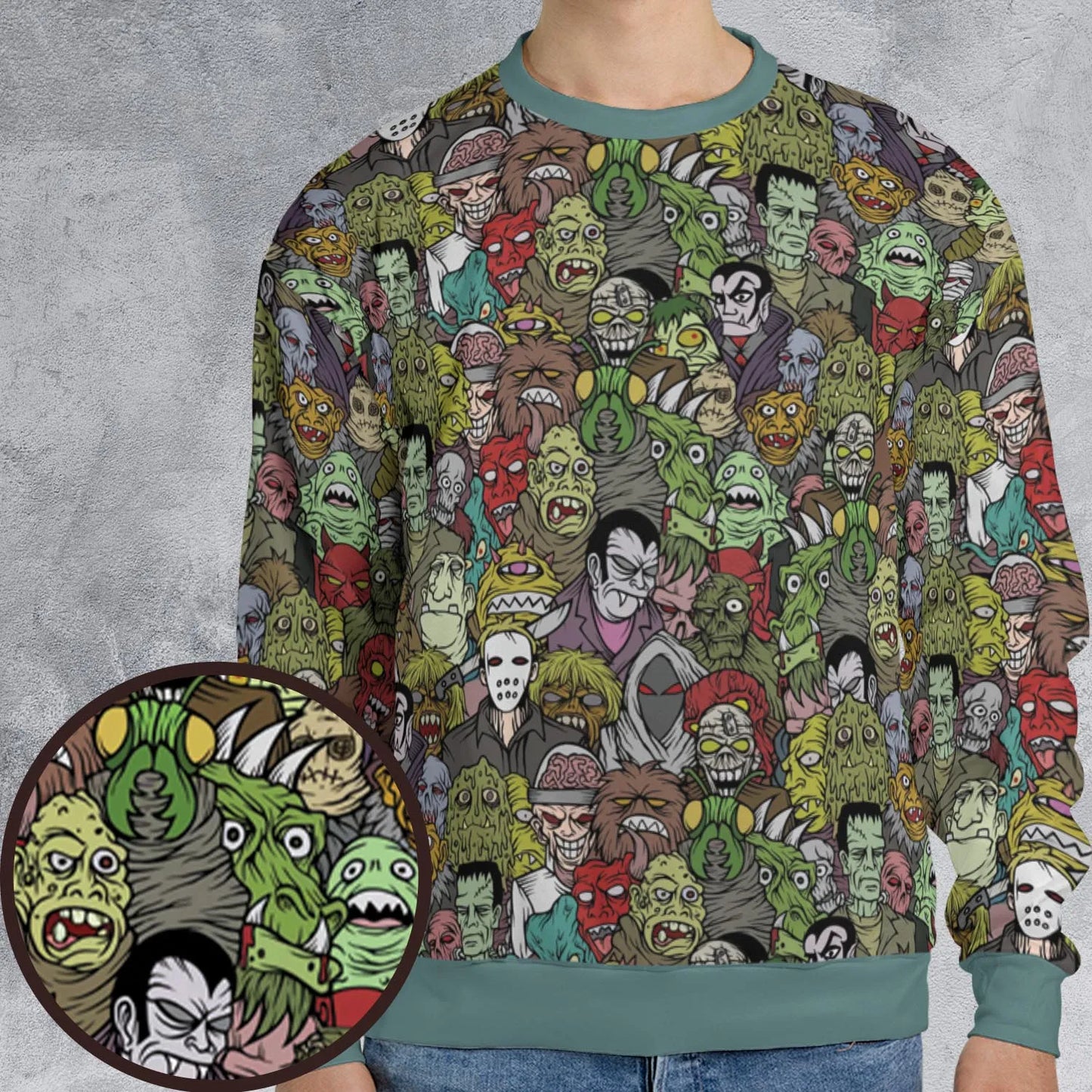 All-over Print Sweatshirt - N4XFYGDH