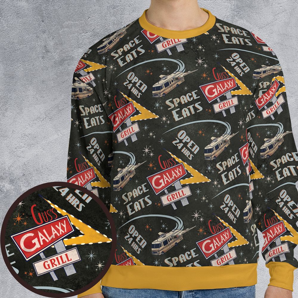 All-over Print Sweatshirt - KNV89KTS -  - 1