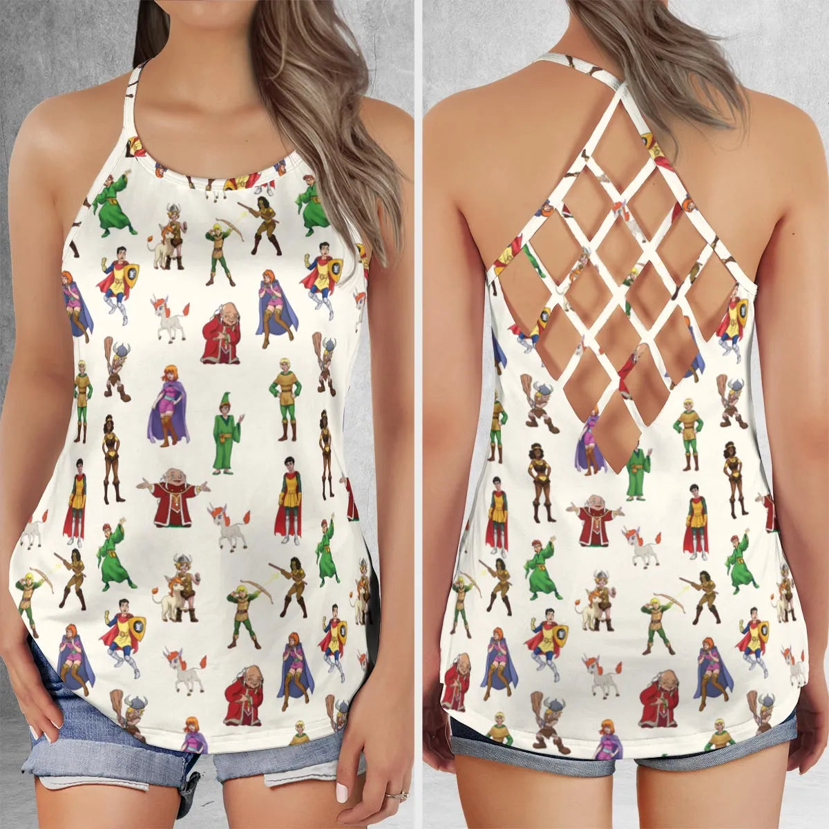 Criss Cross Tank Top - PJTNVC9G