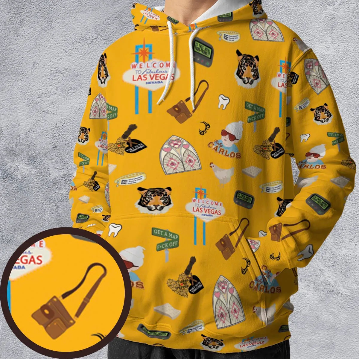 All-over Print Hoodie - UAS9FQZC