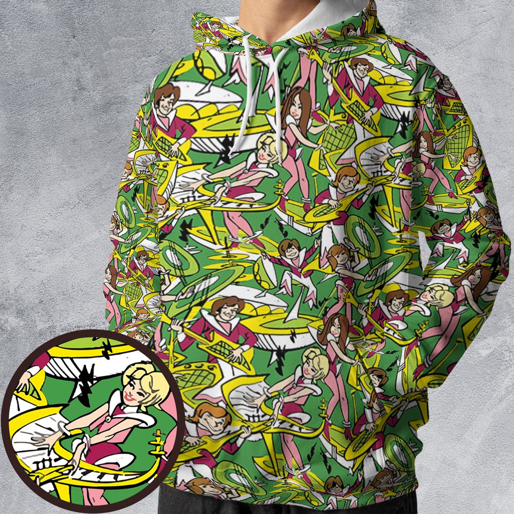 All-over Print Hoodie - NG7E3JHZ -  - 1