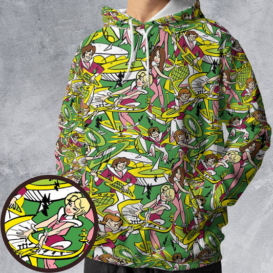 All-over Print Hoodie - NG7E3JHZ -  - 1