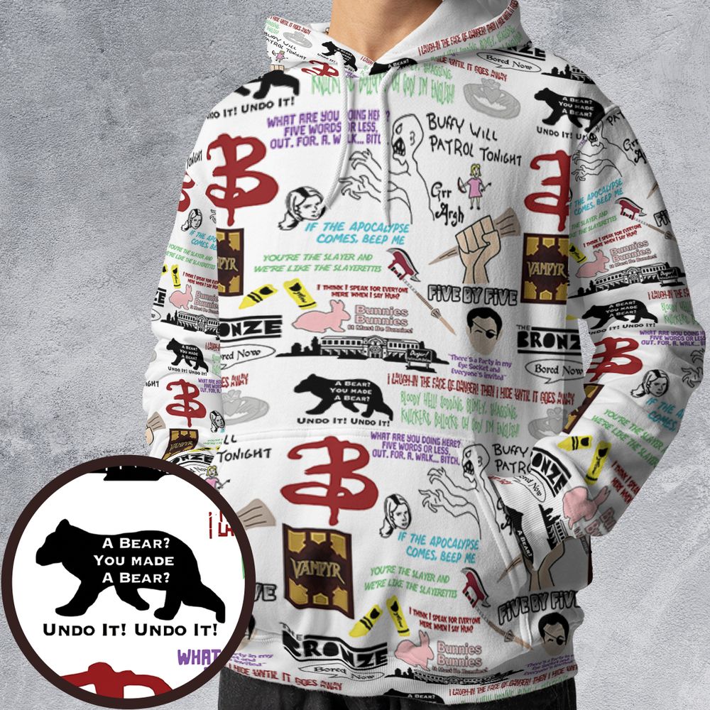 All-over Print Hoodie - AV9SCW9W -  - 1