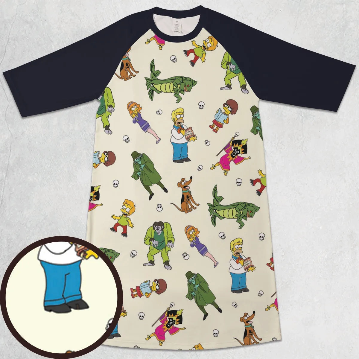 3/4 Sleeve Raglan Dress - ZM9Q1LR3