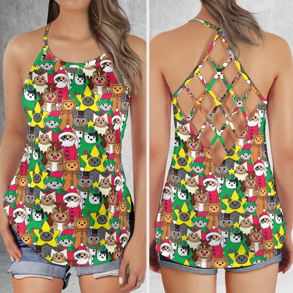 Criss Cross Tank Top - 93MUEN6M -  - 1