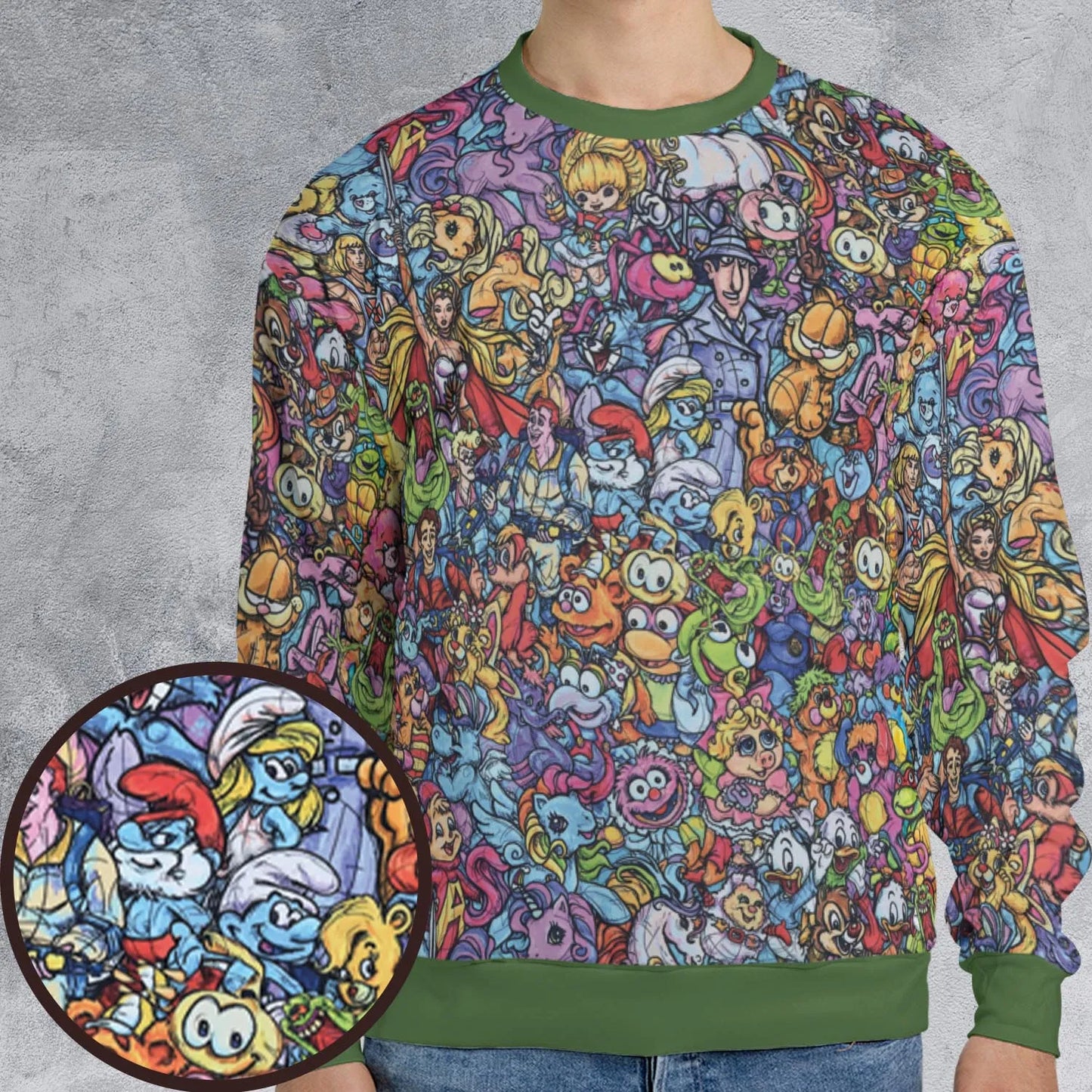 All-over Print Sweatshirt - VXLMLTYH