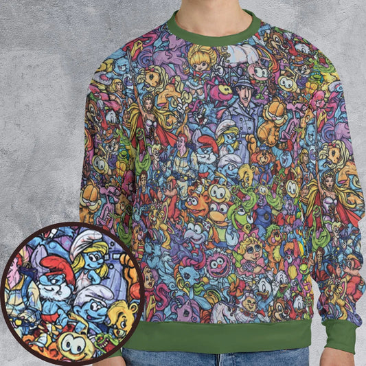 All-over Print Sweatshirt - VXLMLTYH