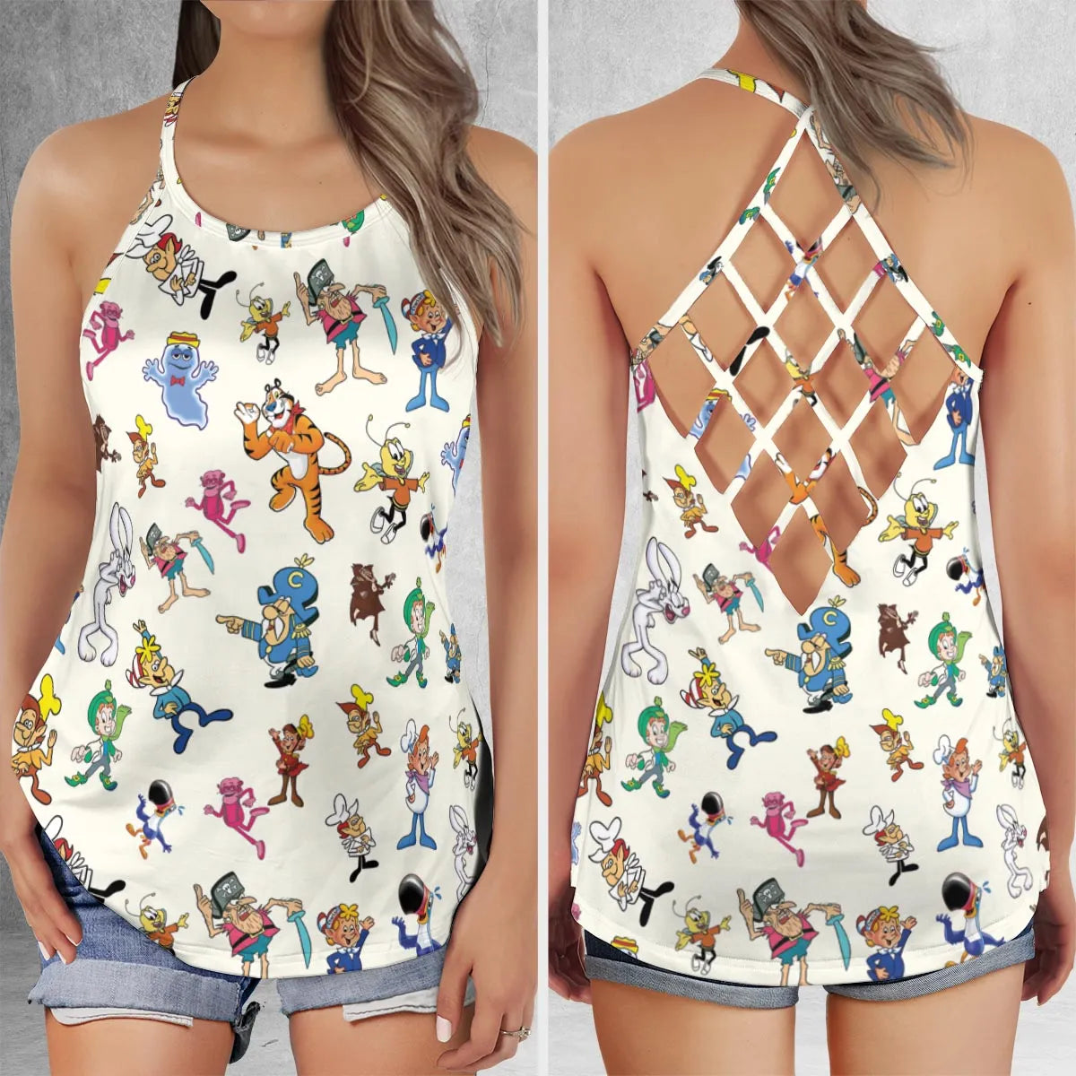 Criss Cross Tank Top - 28EPPW59