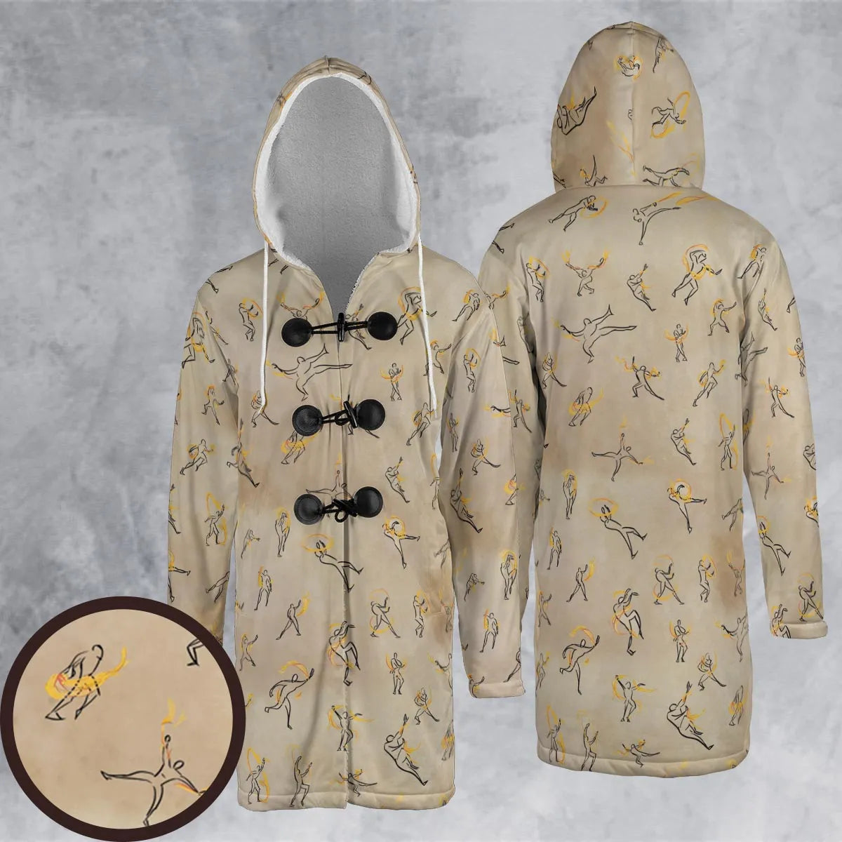 Hooded Cloak Coat - 24BJWKLQ
