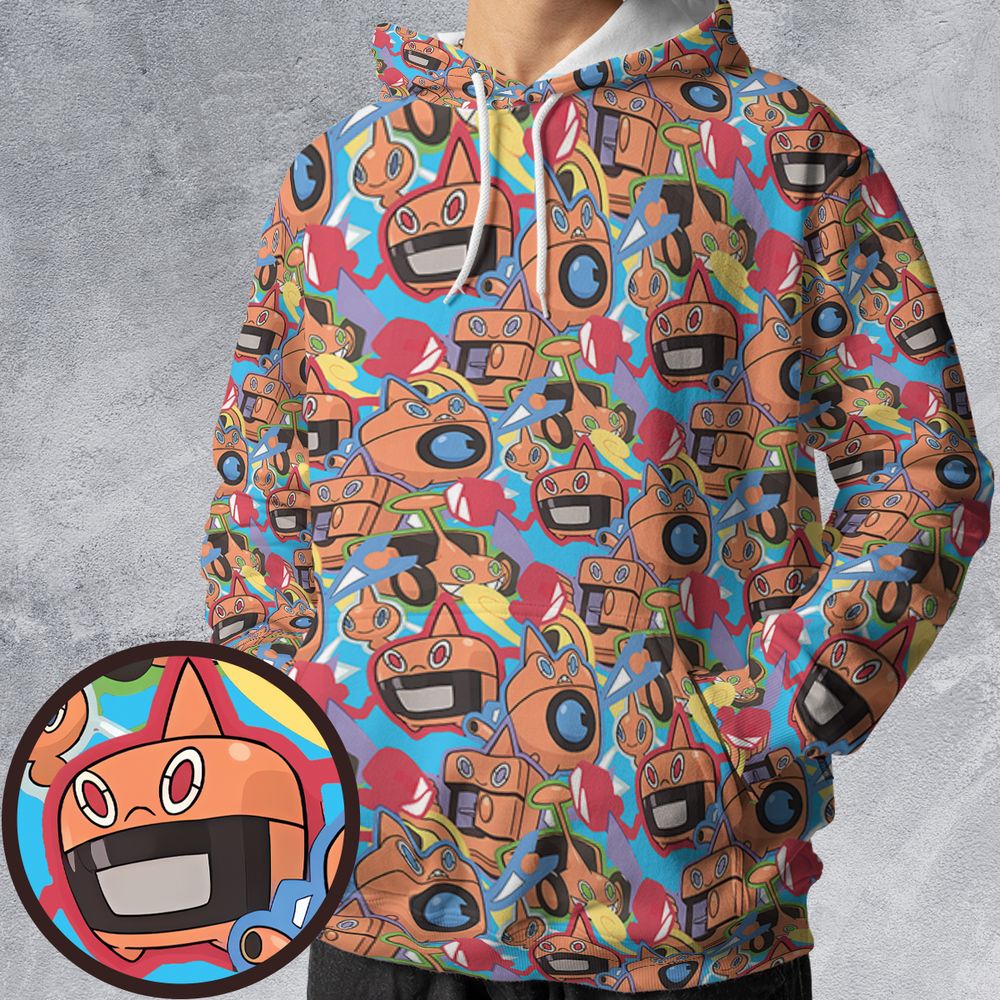 All-over Print Hoodie - MWVFKAGZ -  - 1