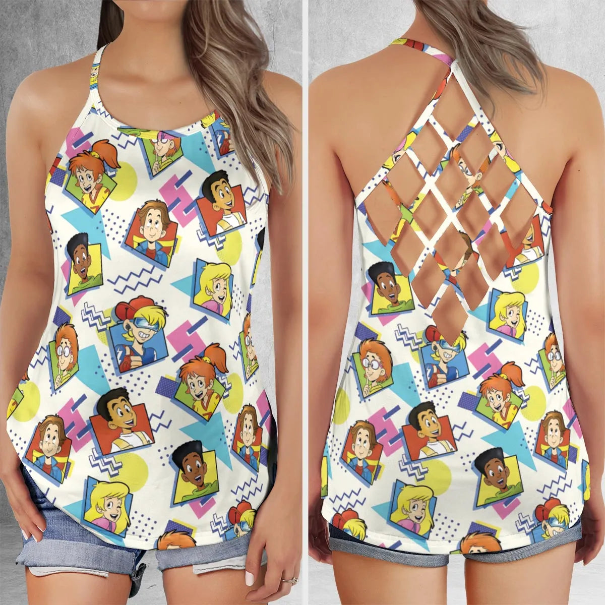 Criss Cross Tank Top - 948EMJJL